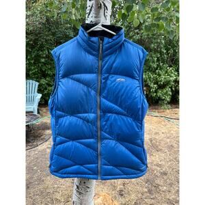 Go Lite Womens large down puffer vest winter fall camping backpacking travel